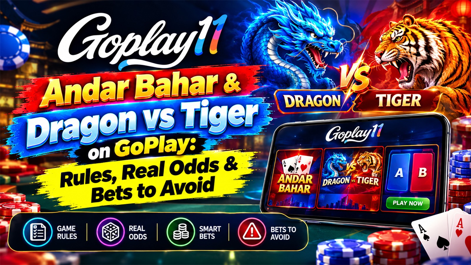 Andar Bahar and Dragon vs Tiger guide for GoPlay players