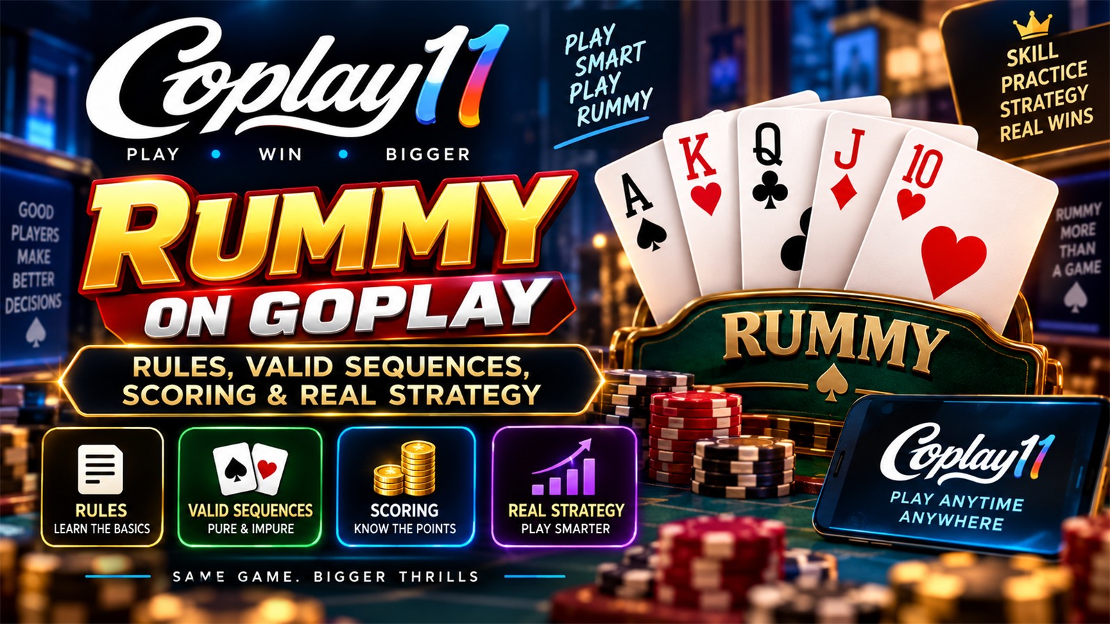 Rummy strategy guide on GoPlay