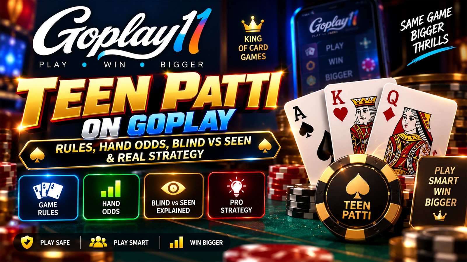 Teen Patti strategy guide on GoPlay
